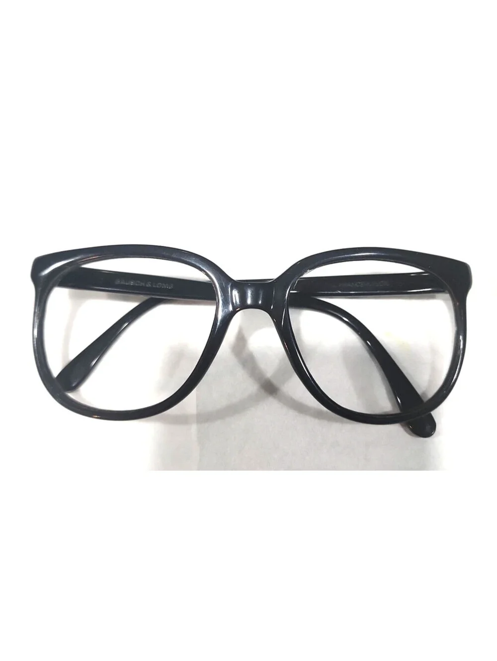 Ray Ban B&L Vintage Cats Black Nylon Oval Unisex Sunglasses Frame France
